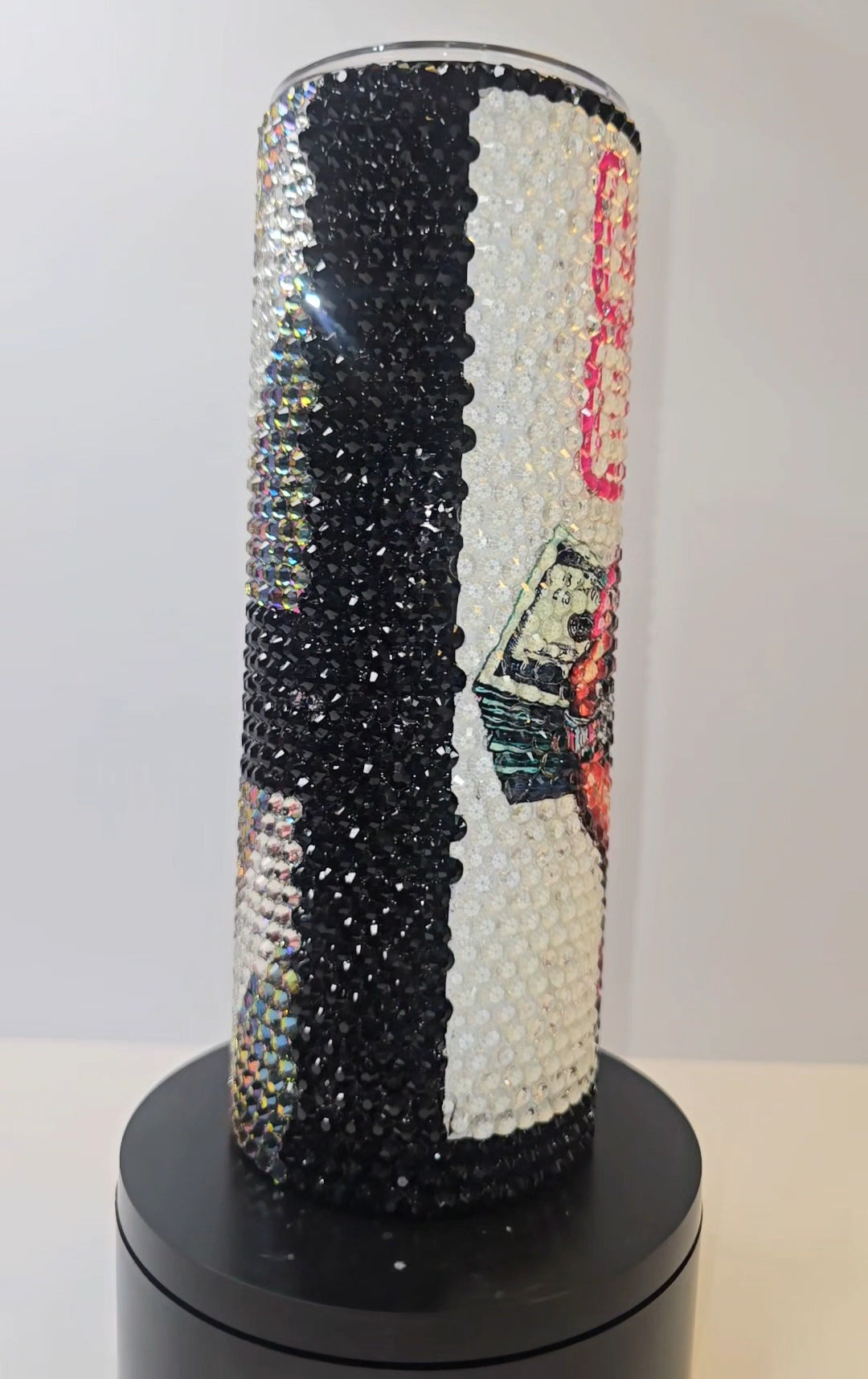 Lady Boss Hustle Statement Piece – Hand-Embellished Rhinestone Tumbler
