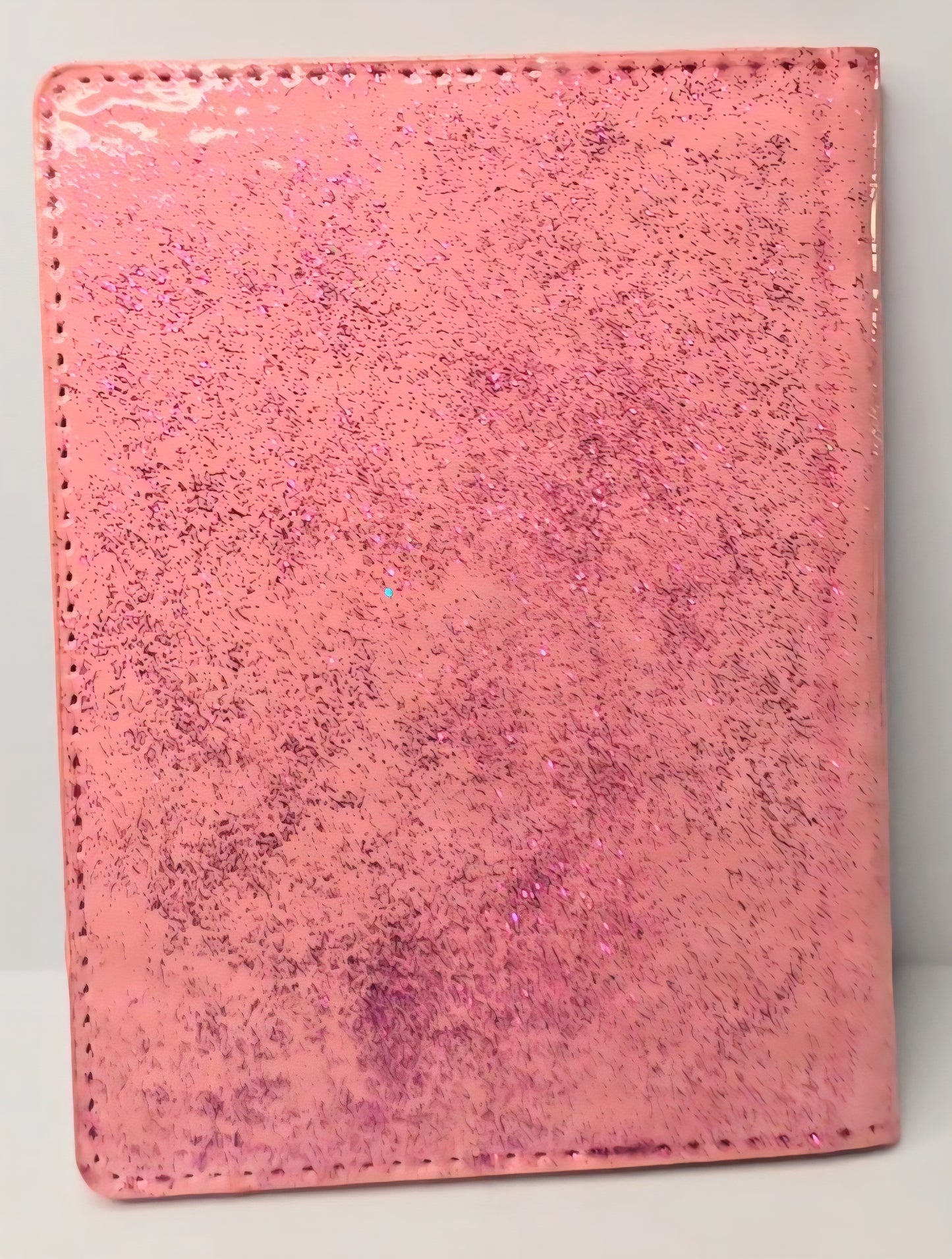 Blush Bloom 3D Rhinestone Passport Holder – Pink Floral Statement Piece