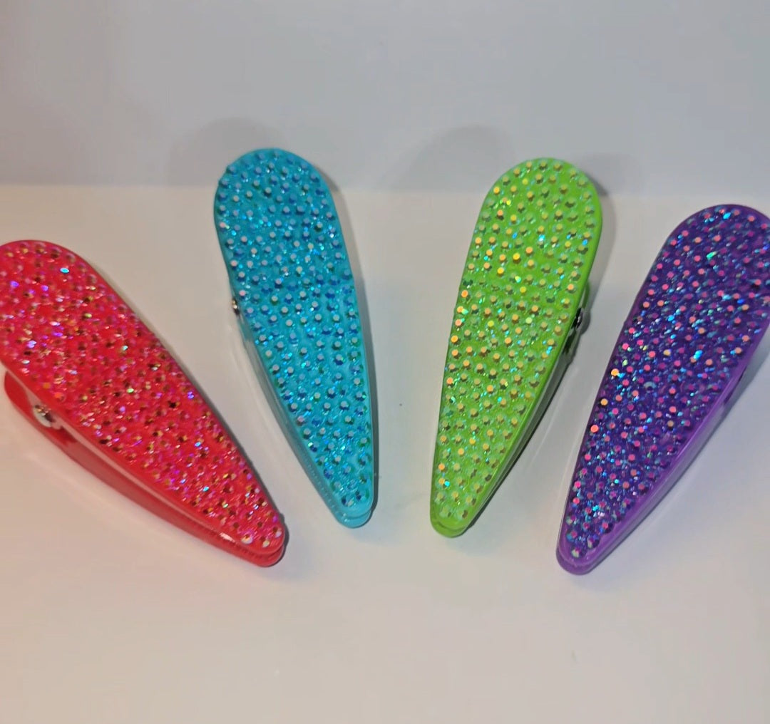 Rhinestone Snack Bag Clips – Handmade Sparkle Kitchen Clips