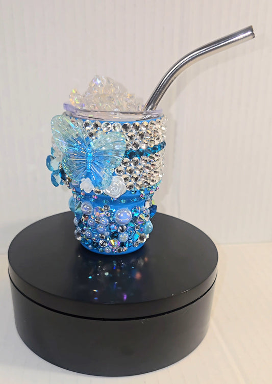 Blue Mini Bling – Collectible Statement Drinkware