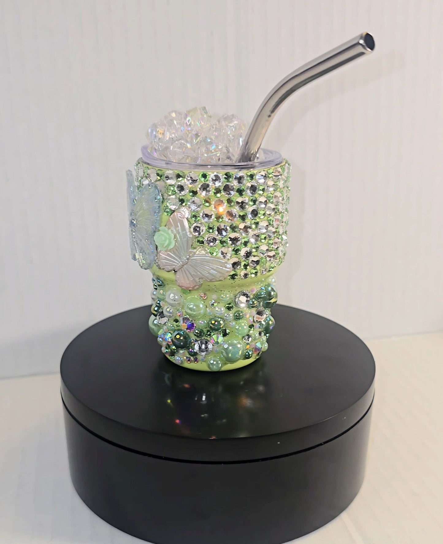 Lime Luxe 3D Mini Rhinestone Tumbler (3oz)