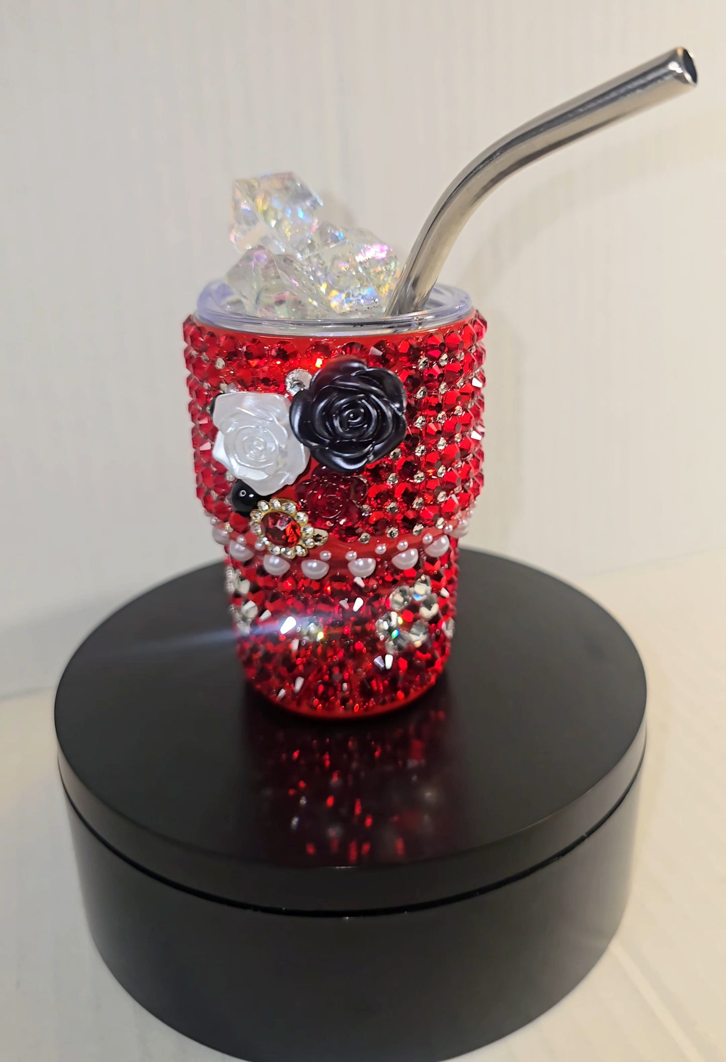 Ruby Empress – Mini Rhinestone Tumbler (3oz)