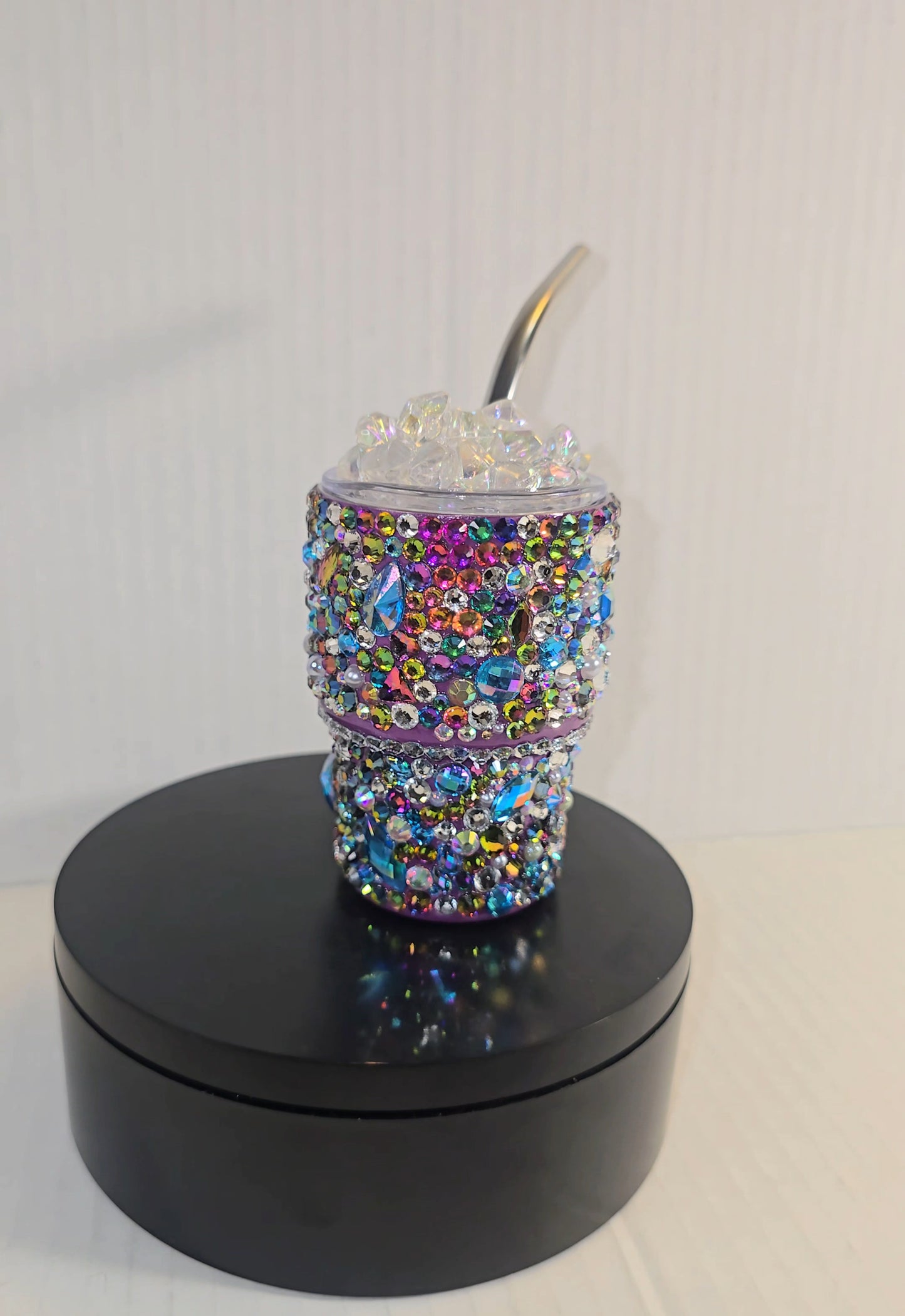Royal Confetti Mini Rhinestone Tumbler (3oz)