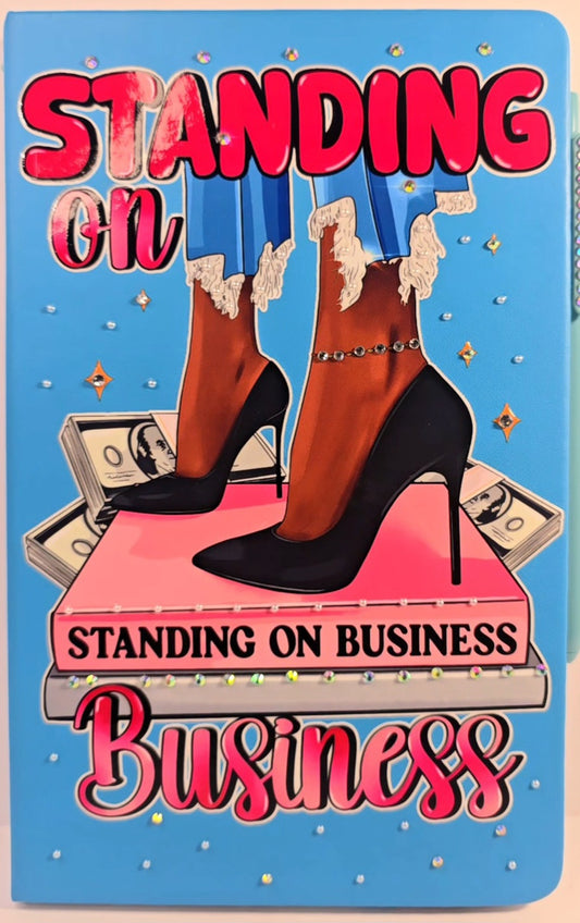 Standing on Business Luxe Statement Journal – Hand-Embellished, Limited Edition