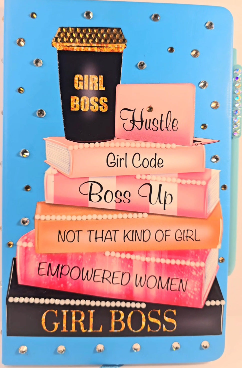 Girl Boss Luxe Statement Journal – Hand-Embellished, Limited Edition