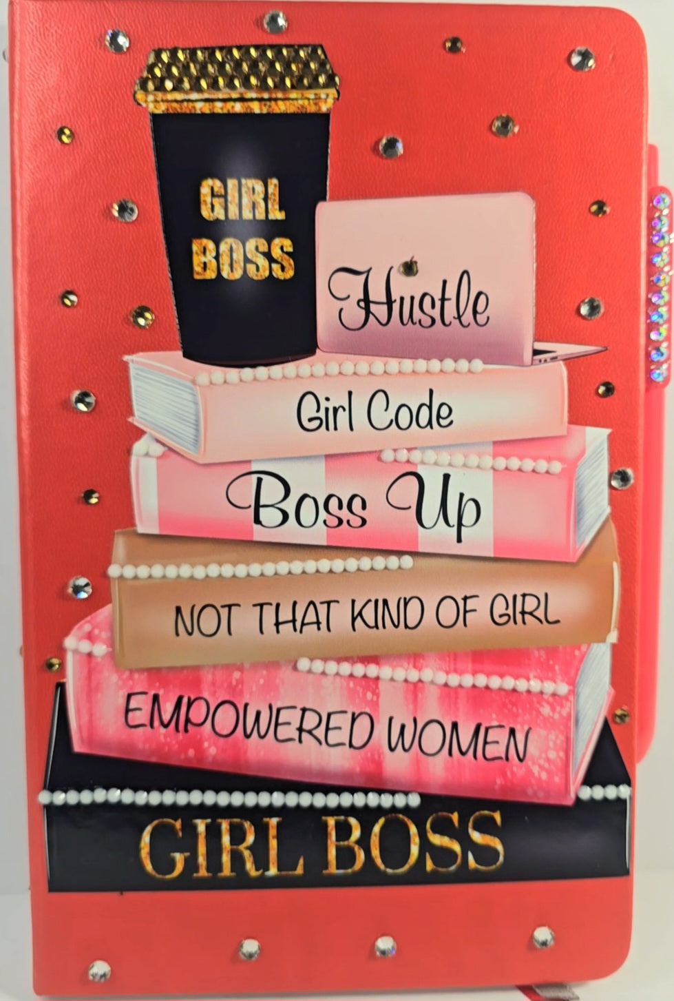 Girl Boss Luxe Statement Journal – Hand-Embellished, Limited Edition