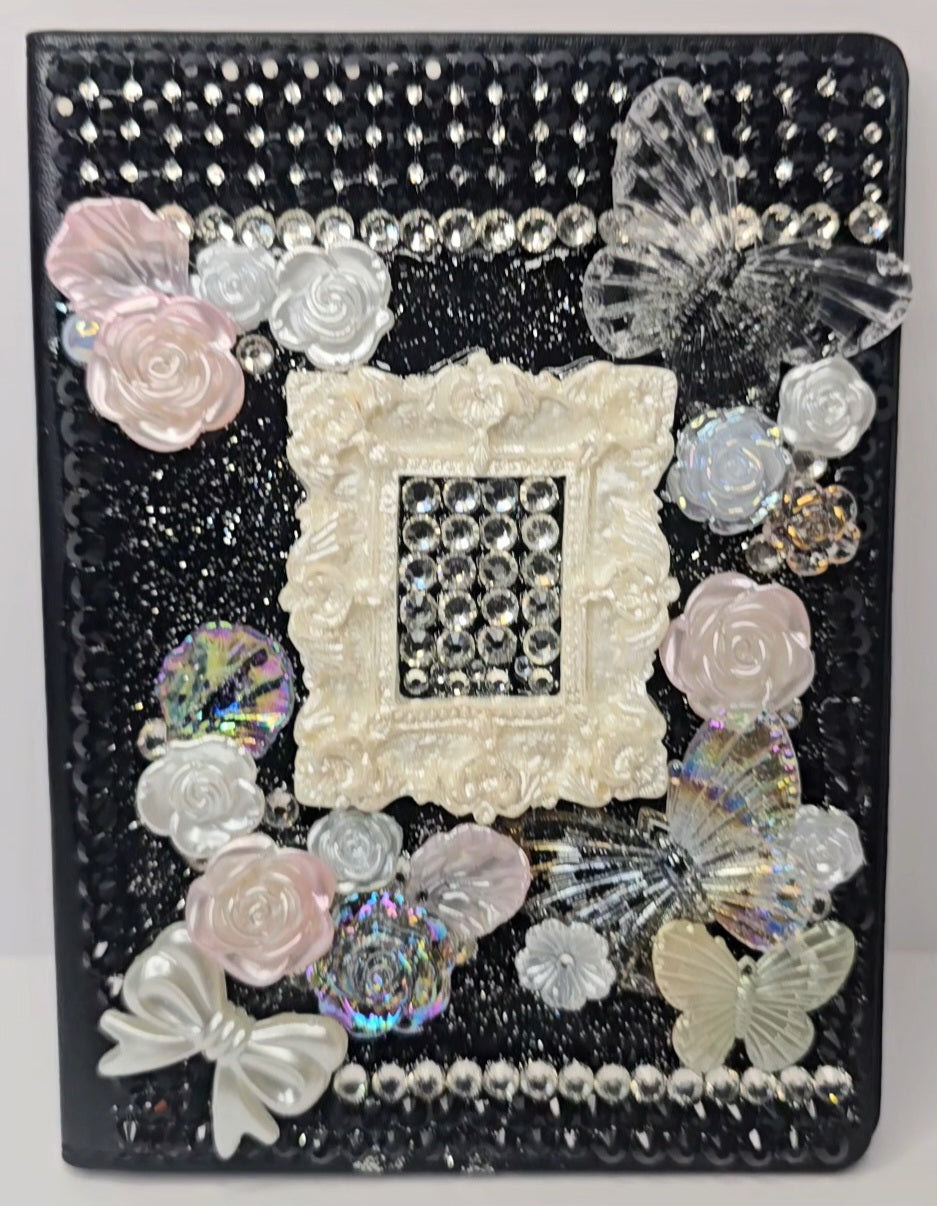 Midnight Ivory Luxe Passport Holder