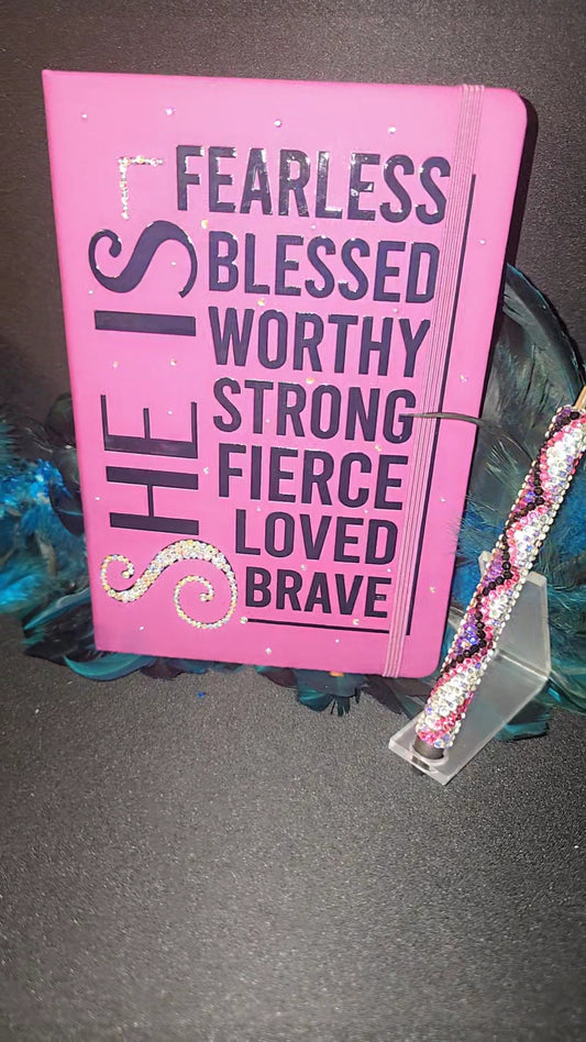 She Is Bedazzled Journal & Pen Set