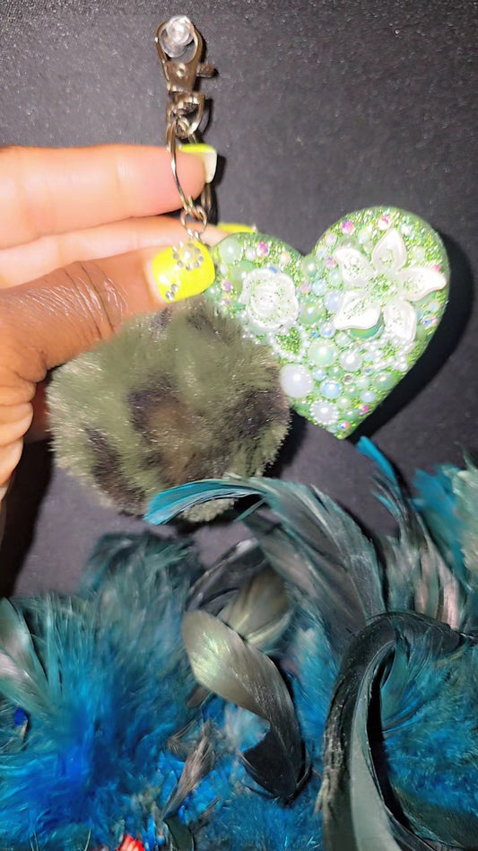 Green Junk Keychain