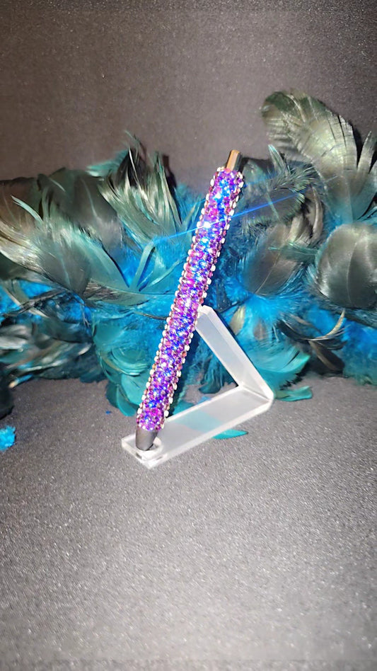 Chunky Purple Bling Pen