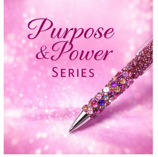 The Purpose & Power Series – Luxury Rhinestone Gel Pens