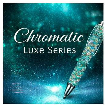 The Chromatic Luxe Series – Color-Matched Rhinestone Gel Pens