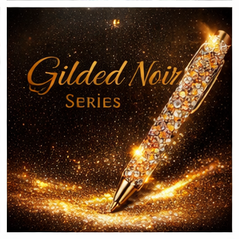 The Gilded Noir Series – Luxury Rhinestone Gel Pens