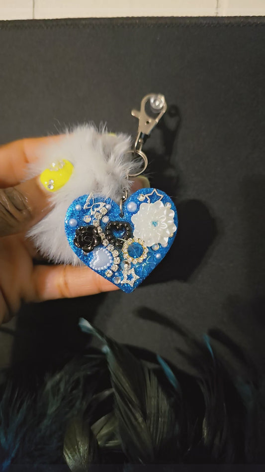 Blinged Junk Keychain